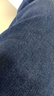 真维斯（Jeanswest）王一博代言牛仔裤男春秋季新款舒适修身直筒高端潮牌休闲长裤子男 深蓝【春款】 36 码(2尺8) 实拍图