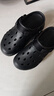 卡帕（Kappa）官方女鞋透气洞洞鞋凉鞋休闲运动外穿凉拖鞋子女 黑色 35-36 实拍图