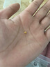 菜百首饰 菜百传世系列 黄金转运珠 足金古法转运珠磨砂素珠  计价 GF 黄金转运珠 约0.18g 实拍图