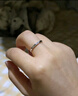 范琦（Fanci）【单戒集合】莫比乌斯环情侣戒指银饰尾男戒生日表白礼物送女友 恋爱频率-男戒 实拍图