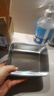 13.5cm*10.5cm*5cm不锈钢方盘备菜盒火锅配菜盆长方形户外料理餐 一盒一盖 实拍图