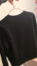 鸿星尔克卫衣男春秋舒适休闲跑步运动服上衣套头衫长袖圆领卫衣男装 【2024】正黑-常规款 L 实拍图