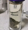 希诺双层玻璃杯家用办公水杯女高颜值过滤泡茶杯子XN-9331紫色 240mL 实拍图