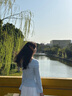 艾珠儿（Aizhuer）早春季穿搭法式蓝色长袖连衣裙子女2025年新款小个子气质减龄长裙 蓝色上衣+半身裙 M 实拍图