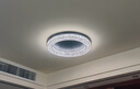 惠光佳意式卧室吸顶灯轻奢卧室灯吸顶灯主卧灯吸顶灯卧室中山灯具灯卧室 【曜石黑】60CM-三色变光-加亮不刺眼 实拍图