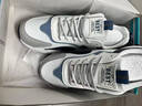 里奇.乔丹   RICKY JORDAN男鞋春夏品牌皮面透气运动鞋休闲减震旅游鞋户外百搭防臭跑步鞋男 QD331白色【皮面款】 39 实拍图