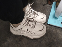 鸿星品断码高级感真皮老爹鞋女2025秋冬季小码34莆田软底运动跑步鞋 米卡 37 实拍图