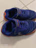 卡尔美（KELME）儿童足球鞋魔术贴免系带碎钉TF透气学生球鞋6873003 宝蓝 31 实拍图