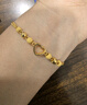 周大福 心形爱心黄金手链(工费260)16.25cm约4.85g EOF63 实拍图