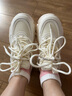 他她TATA泡泡奶油25秋新款老爹鞋女鞋运动鞋 米白（单里） 38 实拍图