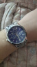手表男士2025新款全自动高档时尚潮流日历防水夜光商务石英腕表男 820银蓝钢带 盒子电池调表器 实拍图