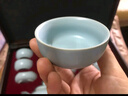 苏氏陶瓷（SUSHI CERAMICS）汝窑茶具套装可开片可养的汝瓷三才盖碗功夫茶杯泡茶壶茶具礼盒装 实拍图