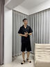 俞兆林（YUZHAOLIN）青少年睡衣男夏季冰丝薄款短袖短裤套装男生夏天可外穿家居服 NSJYI-G542 短袖短裤套装 XL （建议身高170，体重125-150斤） 实拍图