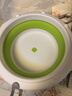 babycare婴儿洗脸盆折叠盆可挂可折叠星航洗面脸盆 2件套 洗脸+洗脚 实拍图