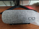 杨饰公子眼镜盒新款男女便携盒子大号运动墨镜盒硬质太阳眼镜盒拉链 棉麻布铁盒颜色随机 实拍图