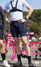 YKYWBIKE骑行裤男双箭头夏季背带短裤自行车山地车公路车大码骑行服装备 黑色【Paris HP men裤垫】 L 实拍图