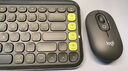 罗技（Logitech）POP ICON KEYS泡泡键盘无线蓝牙双模AI人工智能轻音办公键盘mac ipad键鼠套装自定义键 POP ICON COMBO粉色 实拍图