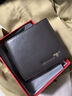 七匹狼（SEPTWOLVES）钱包男士真皮正品短款钱夹2025新款皮包头层牛皮夹爸爸卡包证件包 光面金狼标-啡色【专柜礼盒】 实拍图