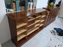 斧尊中式实木储物柜收纳五斗柜带锁抽屉客厅进门口家用大容量卧室靠墙 三门八斗【胡桃色】160*40*100 上门安装 实拍图