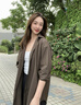小野和子防晒衬衫2025夏季新款冰丝防晒衣高级时尚防晒服夏季轻薄款外套 【轻薄抗皱】茶褐棕 M （168-175cm，110-130斤） 实拍图