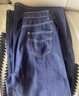 IEF/爱依服牛仔裤女装2025夏季新款【DNA系列】港式复古休闲风阔腿裤 牛仔深蓝（常规版） M 实拍图