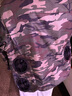 维曼芬夏季降温空调服带风扇的衣服户外防暑充电制冷劳保工人工地工作服 4风扇迷彩2件+2个电池36V配件1套 XL 推荐125-145斤 实拍图