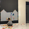 费乐专业定制大颗粒积木墙面墙贴底板上墙拼装幼儿园儿童玩具兼容乐高 2张绿板+胶（单张25.5*51cm） 实拍图