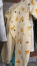 童泰宝宝连体衣秋冬季纯棉婴儿衣服家居内衣偏开长袖夹棉哈衣爬服 黄色 73cm (建议5-12个月身高66-75cm) 实拍图