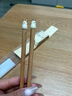 COOKSS儿童筷子木质卡通家用日式可爱立体筷子榉木筷宝宝专用餐具一人兔 实拍图