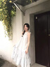 麓格立 法式连衣裙海边度假吊带挂脖裙子女夏季新款小个子蓝色仙女长裙 蓝色仙女长裙 M 【建议90-110斤】 实拍图