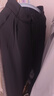 FitonTon西装裤女夏季新款显高显瘦拖地裤垂感直筒休闲裤高级感黑色阔腿裤 实拍图