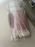 遇上佳人 一次性唇刷棒100支便携口红刷化妆刷唇釉唇膜遮瑕眼影刷粉色罐装 实拍图