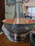 炊老爷（CHUILAOYE） 纯紫铜火锅碳电两用老式木炭铜锅电火锅锅涮肉鸳鸯锅具家商分体 雕龙分体款鸳鸯锅【8-10人】 36cm 实拍图