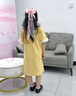俞兆林（YUZHAOLIN）女童睡裙儿童睡衣夏季薄款纯棉中大童家居服童装 猫爪女孩 实拍图