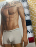 Calvin KleinCK 男士平角内裤套装 3条装 送男友礼物 U2664G I03红白蓝 M 实拍图