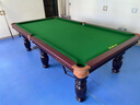 威仕顿台球桌布台尼 台泥黑八九尺桌球台布加厚绒 含底布边布 实拍图