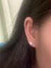 Lnieer养耳洞f136医用钛合金超闪耳钉睡觉免摘防致敏插入式耳骨钉耳蜗钉 【单只价】5mm粉钻耳钉 实拍图