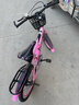 儿童自行车6-10岁7-12岁女童学生车小孩脚踏车单速变速碟刹山地车 高配粉色丨单速+后货架+大礼包 18寸【适合身高115-135cm】 实拍图
