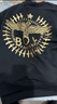 BOY LONDON【圣光骑士】秋季男女同款长袖烫金肌理感潮流圆领长袖卫衣N03019 金色 L 实拍图