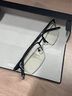 明月镜片 眼镜框男轻商务半框钛架超轻可配度数防蓝光近视眼镜56030 C20暮黑色 实拍图