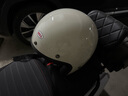 BELL经典复古3/4头盔Custom500四季碳纤维摩托车机车头盔骑行通风透气 custom500-红蓝条纹 XL码(适合57-58cm头围) 实拍图