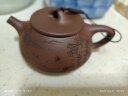藏壶天下宜兴紫砂壶 纯手工刻绘石瓢壶家用功夫泡茶壶茶具景舟石瓢 山水刻绘（单壶） 200ml 实拍图