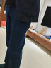 啄木鸟秋冬季新款加绒厚款男士牛仔商务休闲中年宽松直筒棉弹力长裤子 20520/A07B蓝色 33 (腰围2尺6) 实拍图