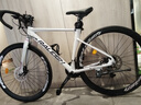 兰令（RALEIGH） 公路自行车成年人女士学生入门级弯把赛车变速通勤骑行单车 铝合金破风架+60刀- 象牙白-弯把 S码(建议身高160-175）cm 30速 实拍图