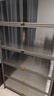 帅仕（shuaishi）厨房用具置物架落地多层餐边柜收纳碗柜家用橱柜微波炉烤箱储物柜 【加高加厚】灰6层100长42深 实拍图