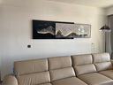 墨派（Mopai）现代轻奢客厅沙发背景墙装饰画2025新款叠加画极简高级感挂画 背有靠山 210x55cm(适合3米沙发)晶瓷 实拍图