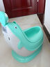 雅亲儿童马桶座便器男宝宝马桶小便器女小孩尿盆儿童便盆坐便器尿桶 海狮马桶【浅咖色+2对棉垫】 赠:刷子+双挂钩 实拍图
