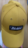 dickies字母绣标鸭舌棒球帽 男女鸭舌帽休闲情侣帽子 9537 姜黄 均码 可调节 实拍图