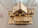 吉米兔木质3D立体diy拼图手工制作建筑模型儿童节生日玩具房子新年礼物  【木质激光竹子版】温馨小屋 实拍图
