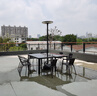 铜强户外桌椅岩板庭院防腐室外休闲餐桌花园露天阳台咖啡厅桌椅组合 160*80单桌 实拍图